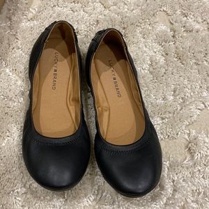 Lucky brand black ballet flats